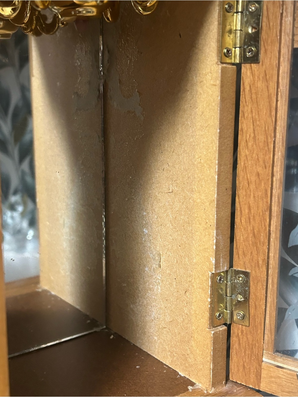 Vintage Wood Jewelry Armoire - Picture 10 of 14